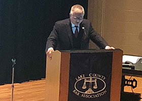 October 4th's Lake County Bar Association GAL training seminar, at which I was a speaker.